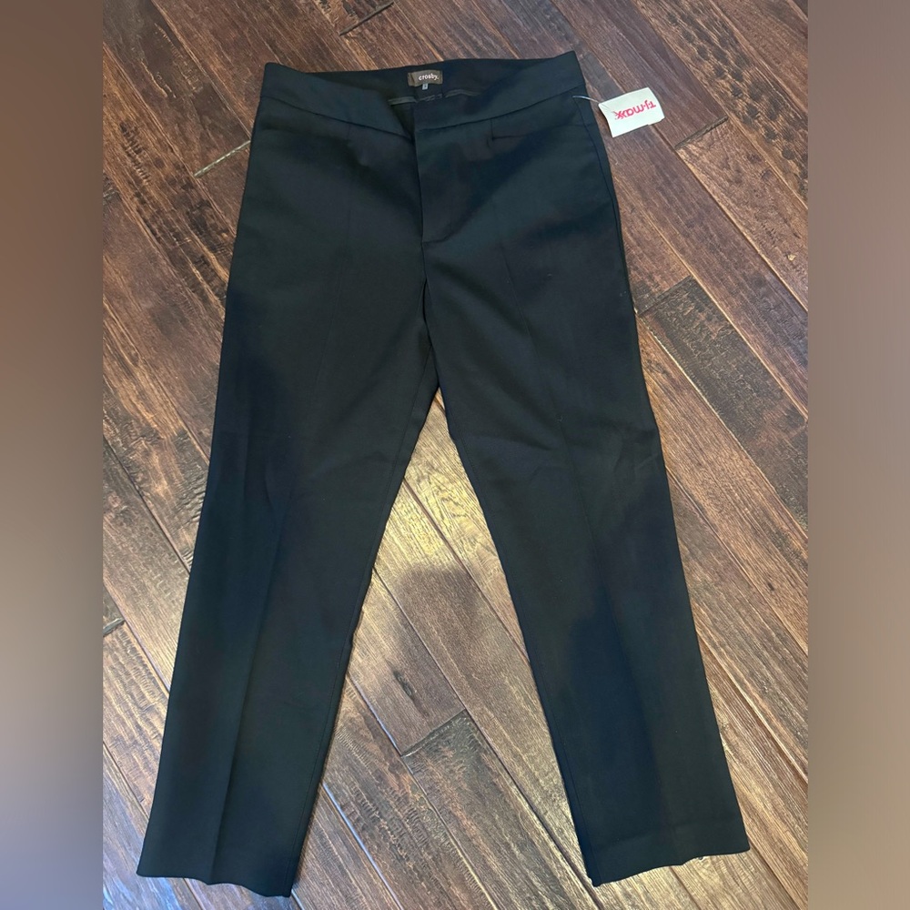 NWT Crosby black dress trousers size 8